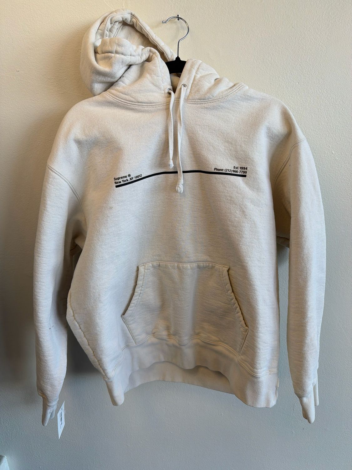 Supreme Shop Hoodie Sz:M