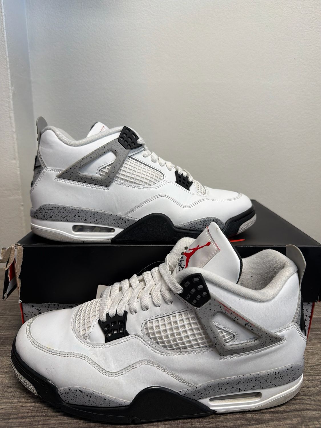 Jordan 4 White Cement (Box) Sz:11