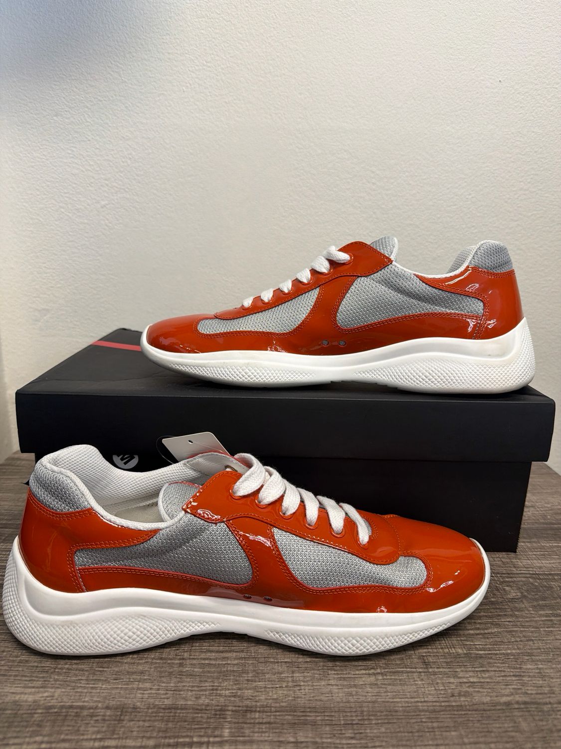 Prada America's Cup Orange Sz:10.5