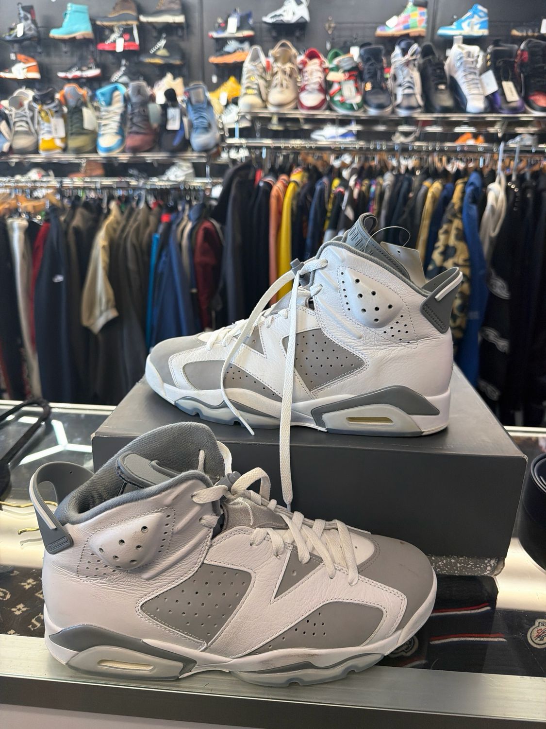 Retro 6 Cool Grey (Box) Sz:10