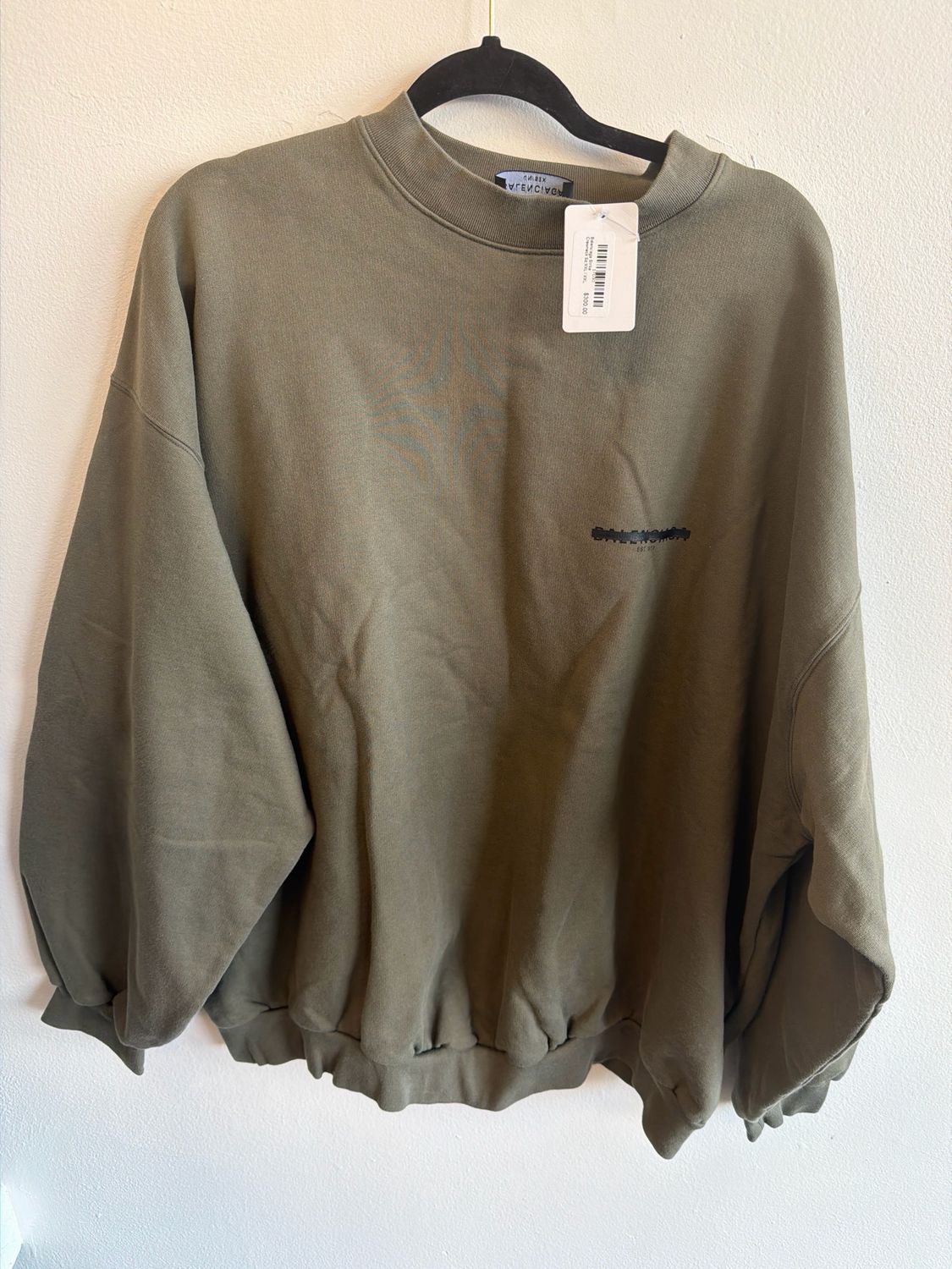 Balenciaga Strike Crewneck Sz:XXL