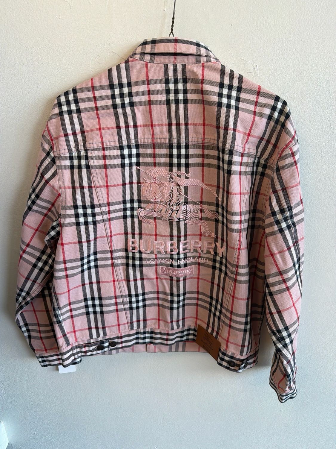 Supreme X Burberry Jacket Sz:L