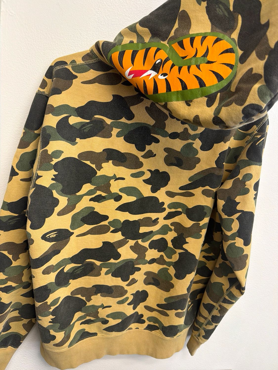 Bape Green Camo Hoodie Sz:2XL