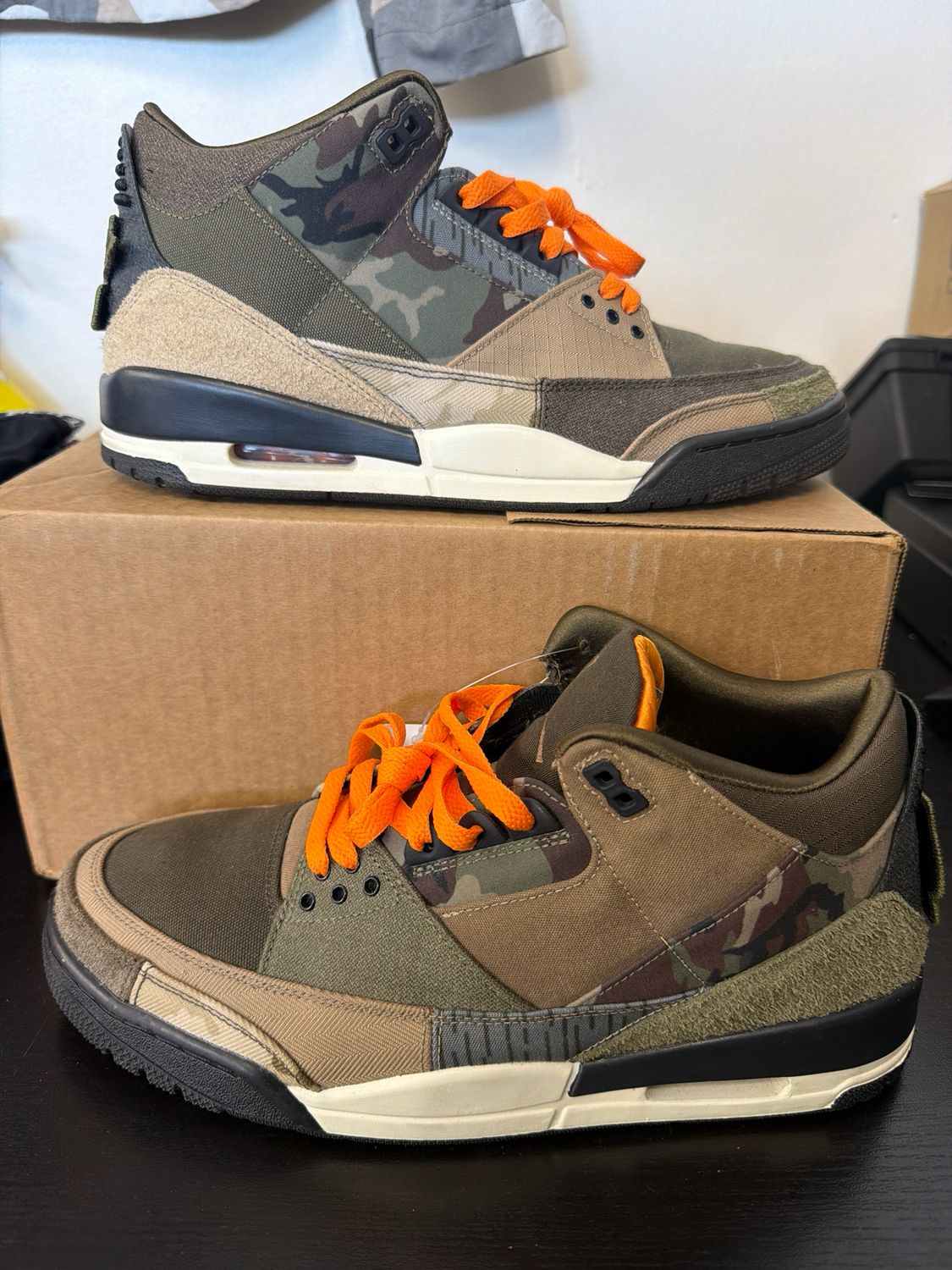 Jordan 3 Camo Patchwork (No Box) Sz:11