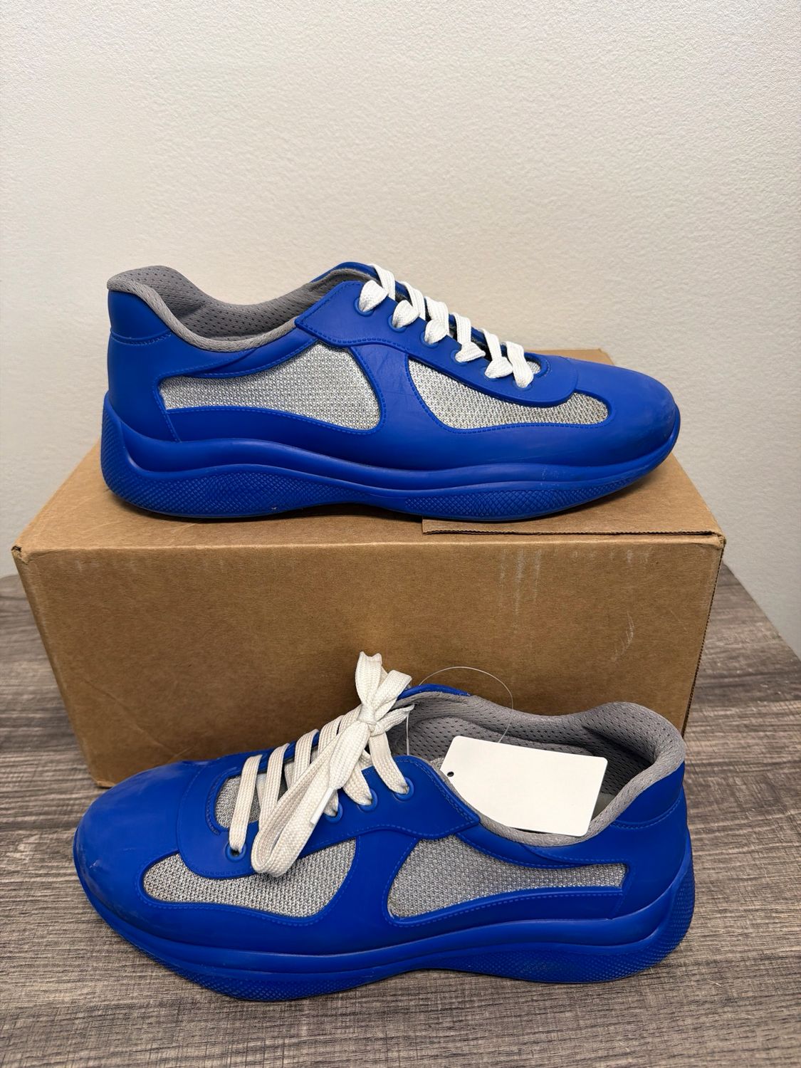 Prada Blue Rubber AC (No Box) Sz:8