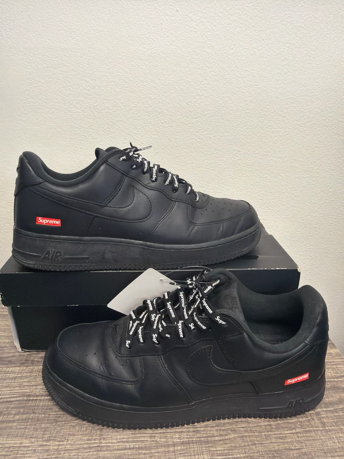 Nike AF1 Supreme Black (Box) Sz:11