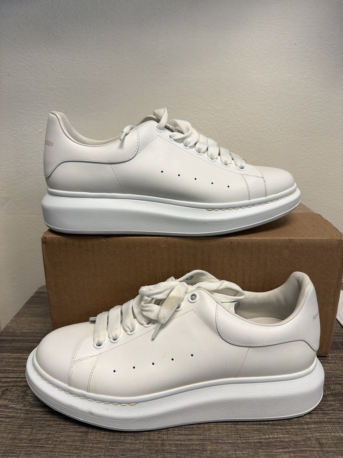 Alexander McQueen Oversized Soles All White (No Box) Sz:10.5