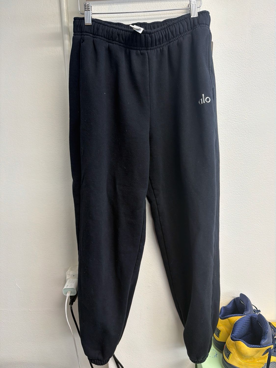 Alo Black Sweatpants Sz:M