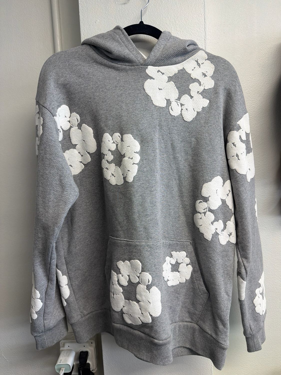 Denim Tears Grey Hoodie Sz:L