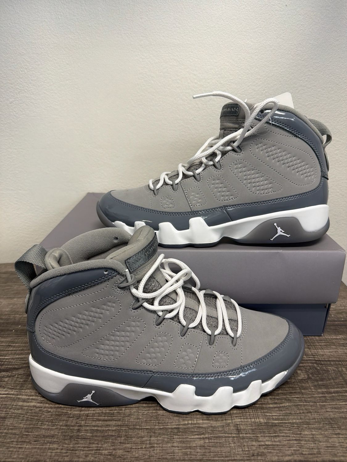 Jordan 9 Cool Grey (Box) Sz:8.5