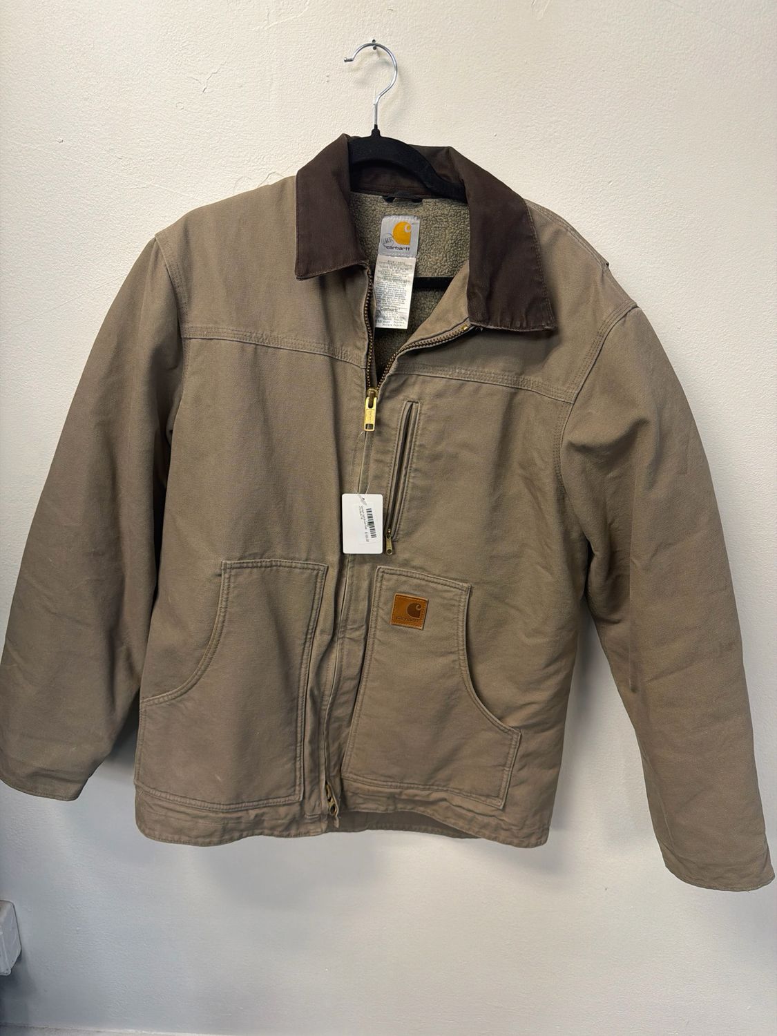 Carhartt Light Brown Coat VTG Sz:M