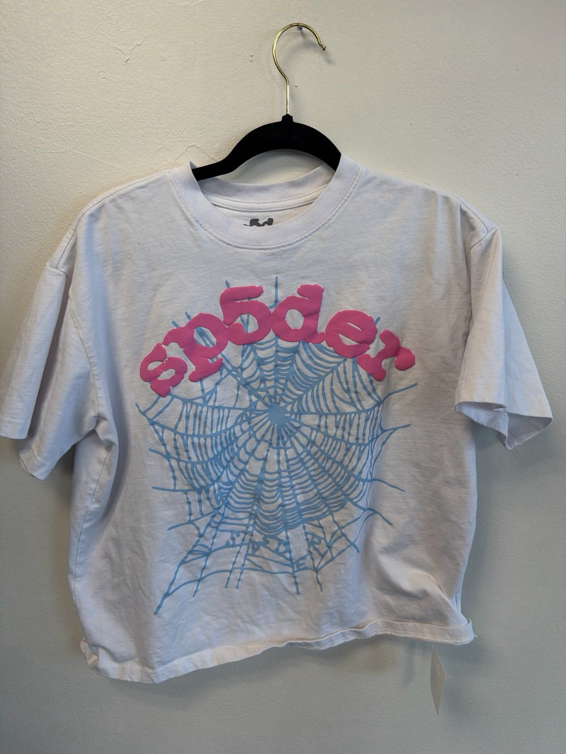 Spider Tee White/Pink Sz:S