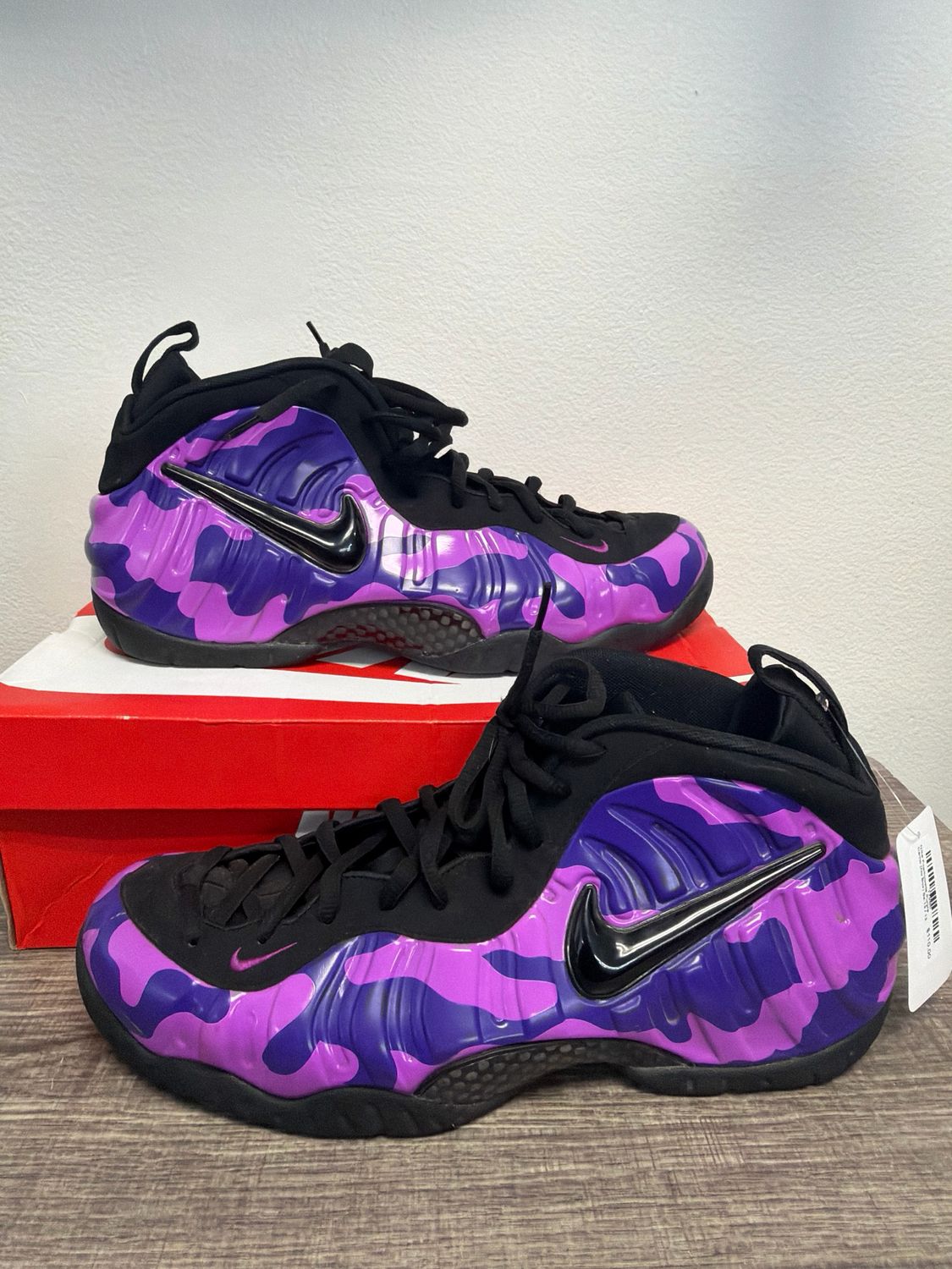 Nike Foamposite Purple Camo (No Box) Sz:13