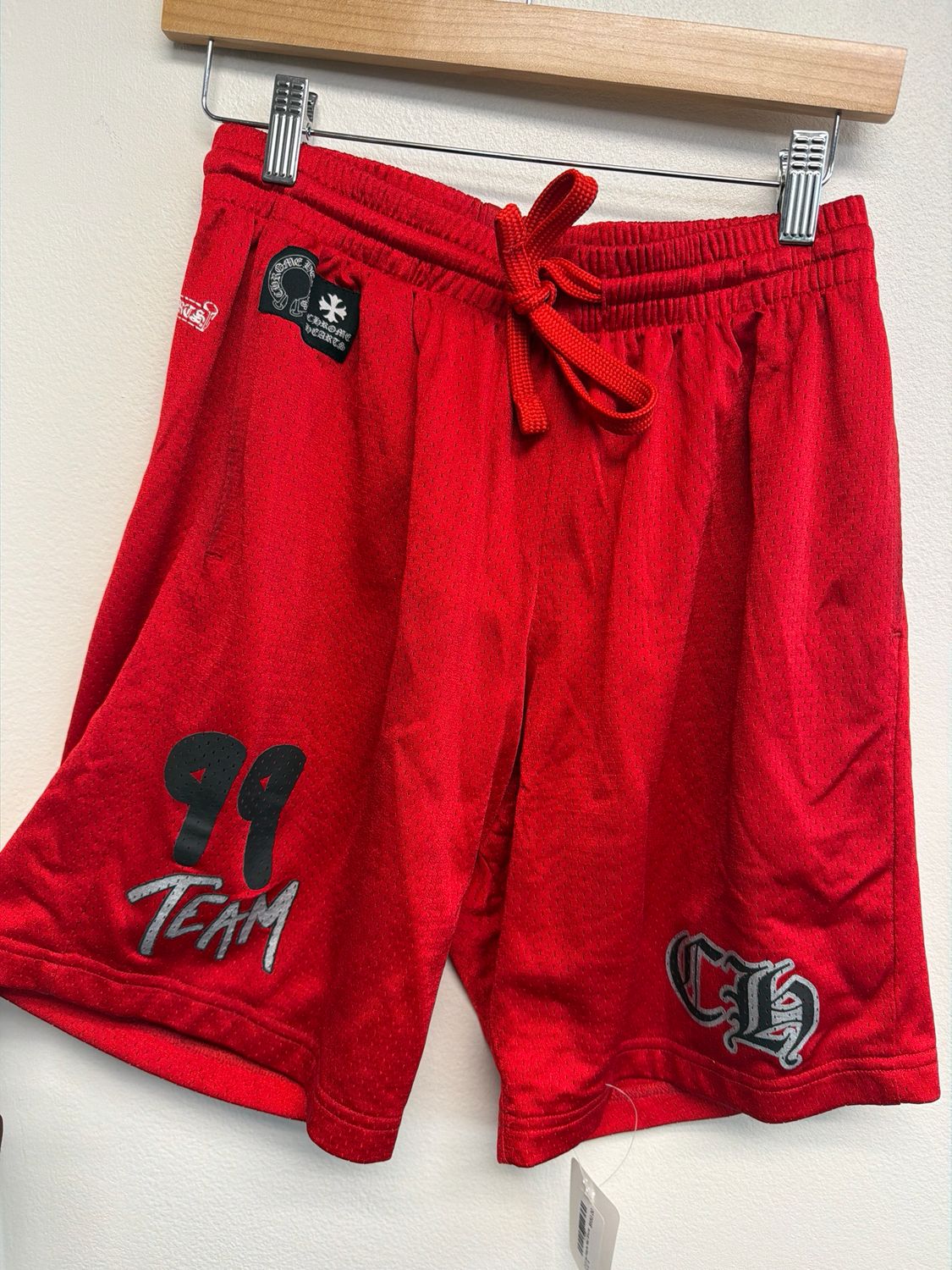 Chrome Hearts Red Shorts Sz:S