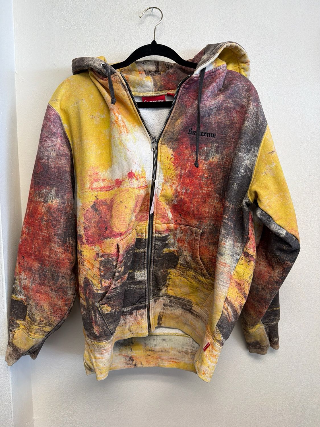 Supreme Paint AOP Hoodie Sz:M