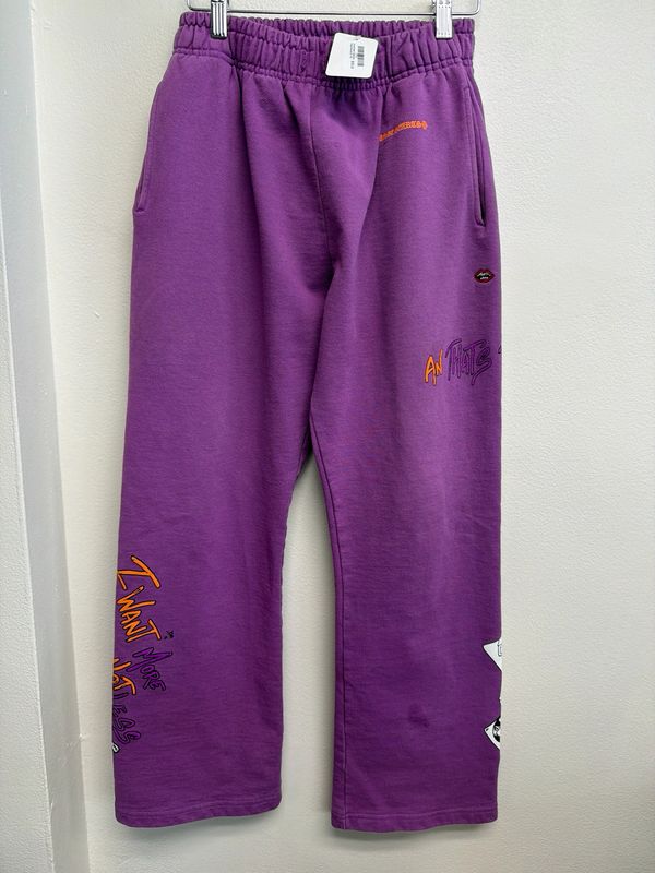Chrome Heart x Matty Boy Purple Pants Sz:XS