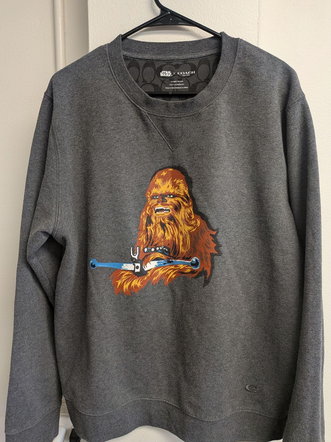 Coach x Star Wars Chewbacca Sweatshirt Sz:XL