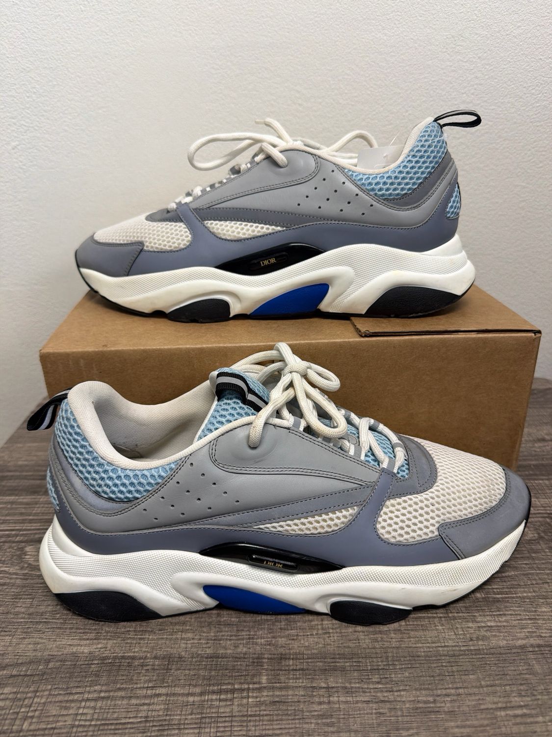 Dior B22 Silver/Blue/White (No Box) Sz:14