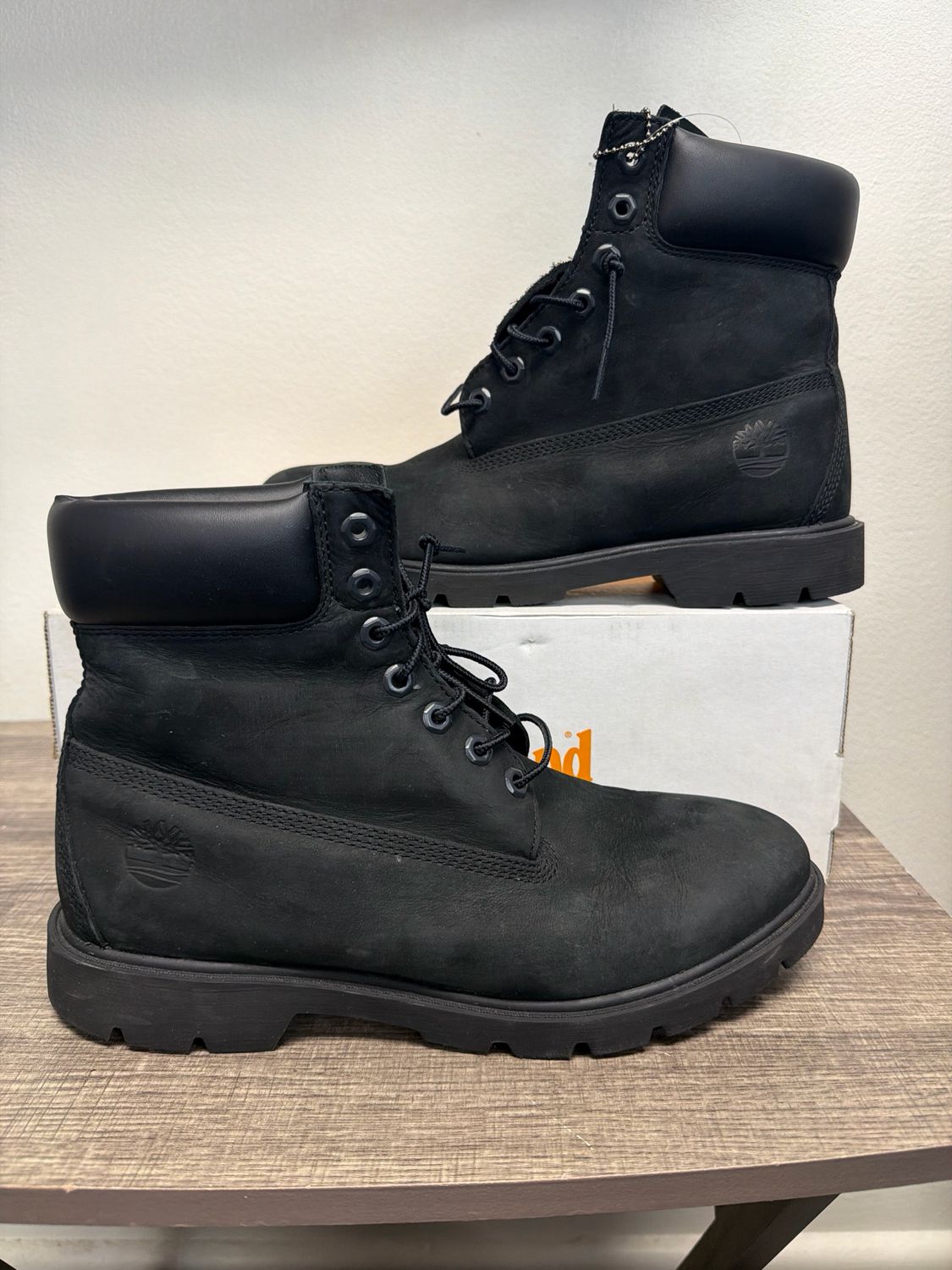 Timberland Black Boots (Box) Sz:10