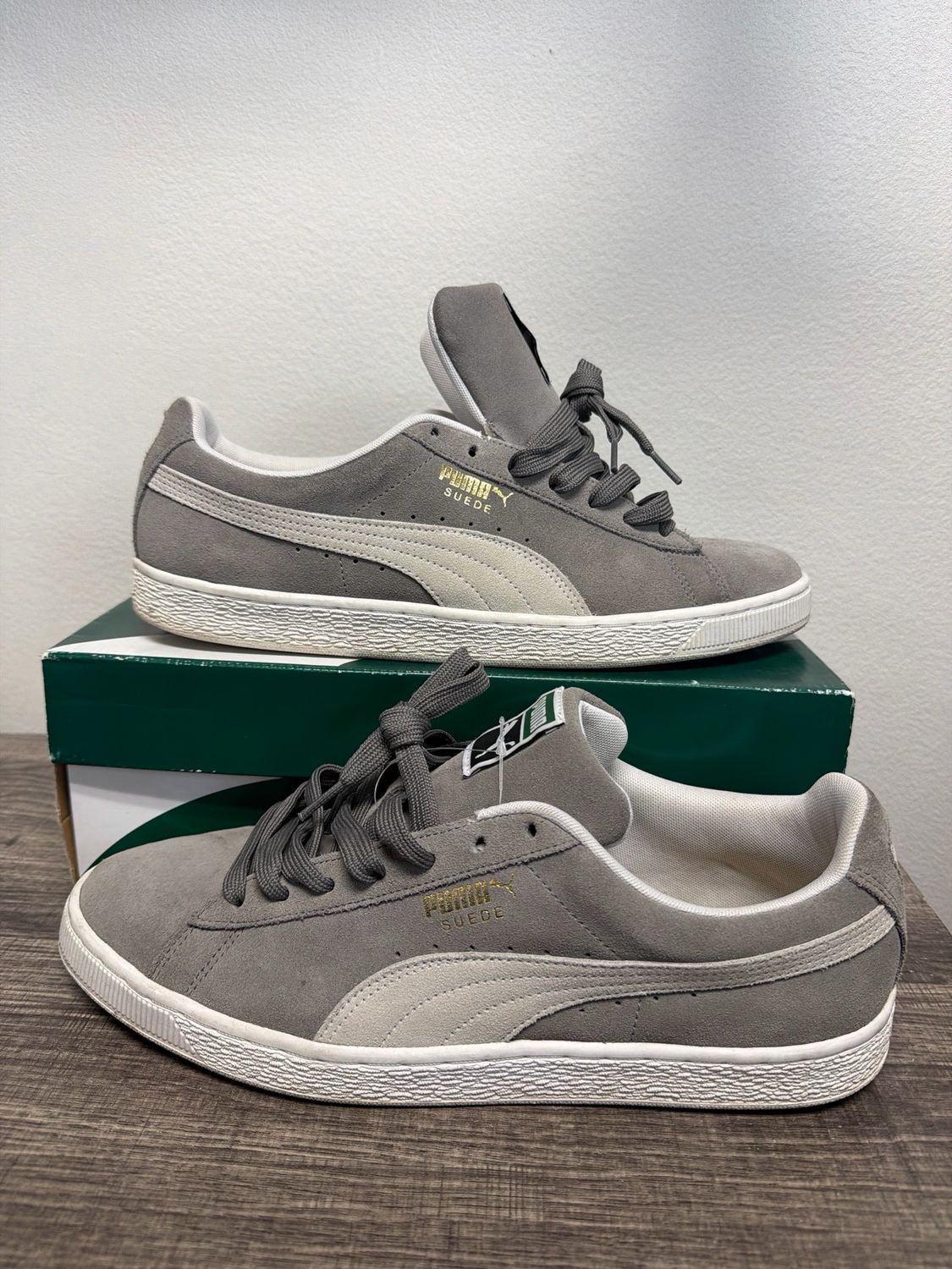 Puma Suede Gray (Box) Sz (13)