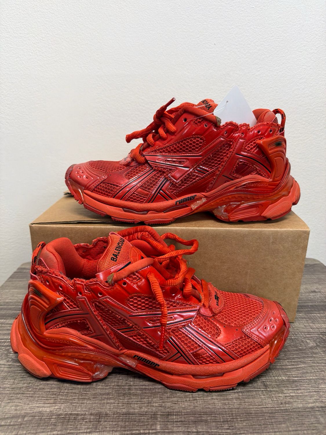 Balenciaga Runner Red (no box, insoles) Sz 9