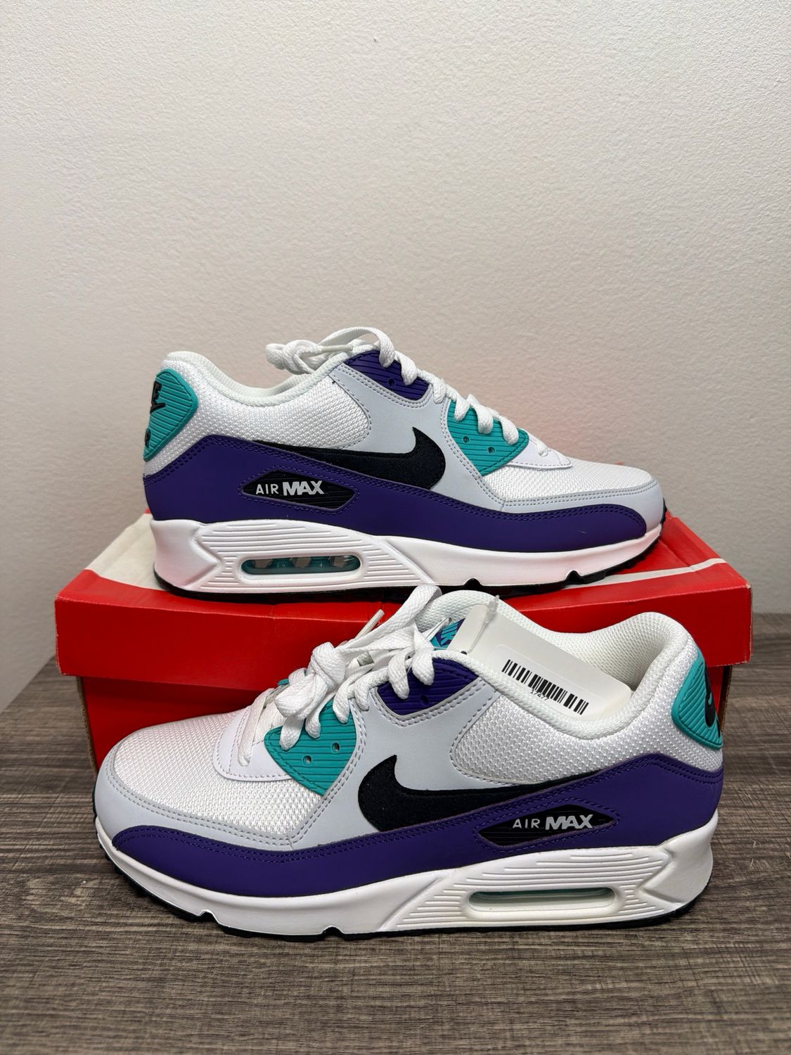 Nike Air Max 90 Grape New w/ Box Sz 9.5