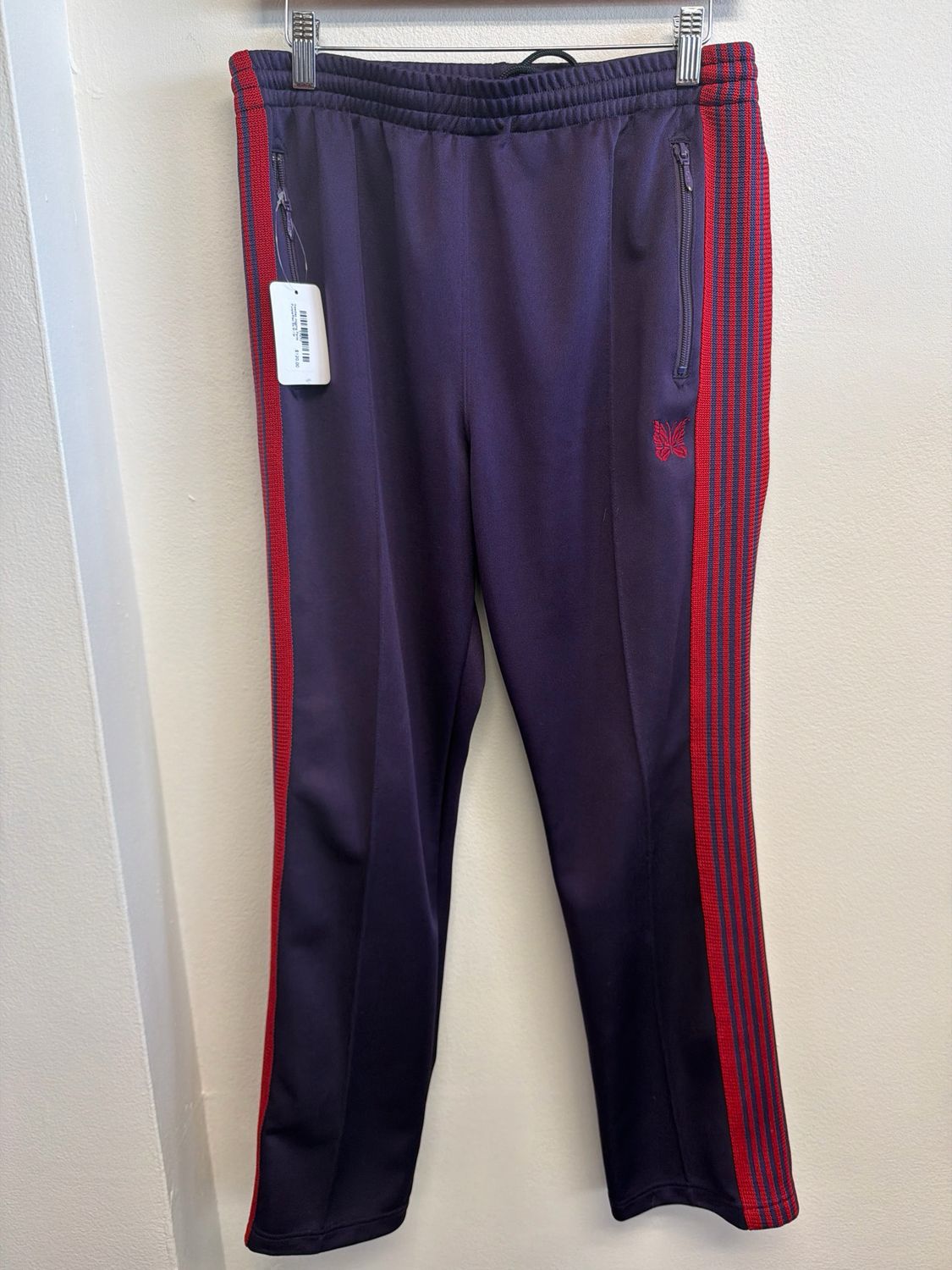 Needles Jogging Pants Purple/Red Sz M