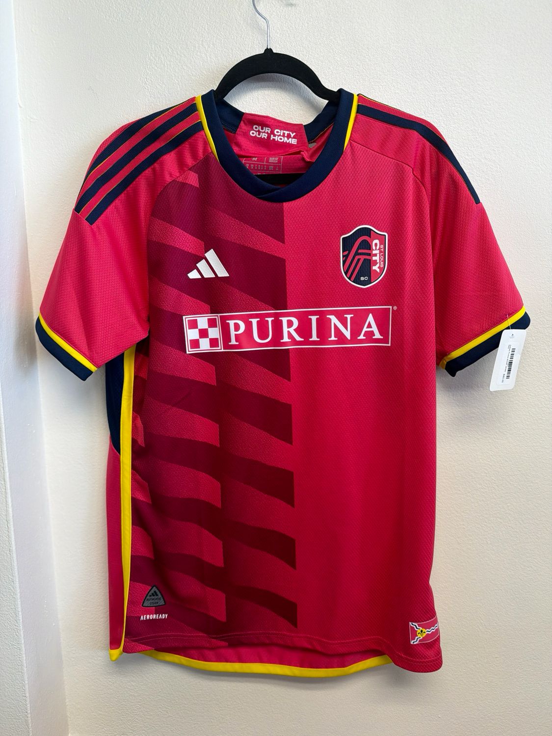 Adidas Purina Soccer Jersey Red