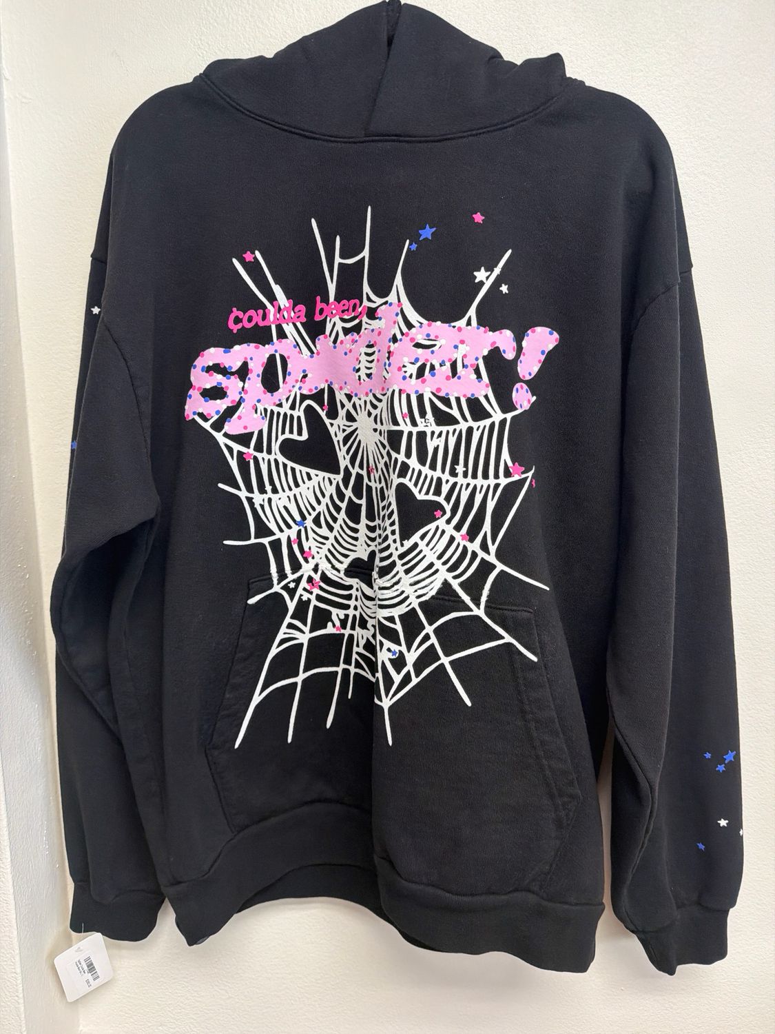 Sp5der Coulda Been Hoodie Black Sz L