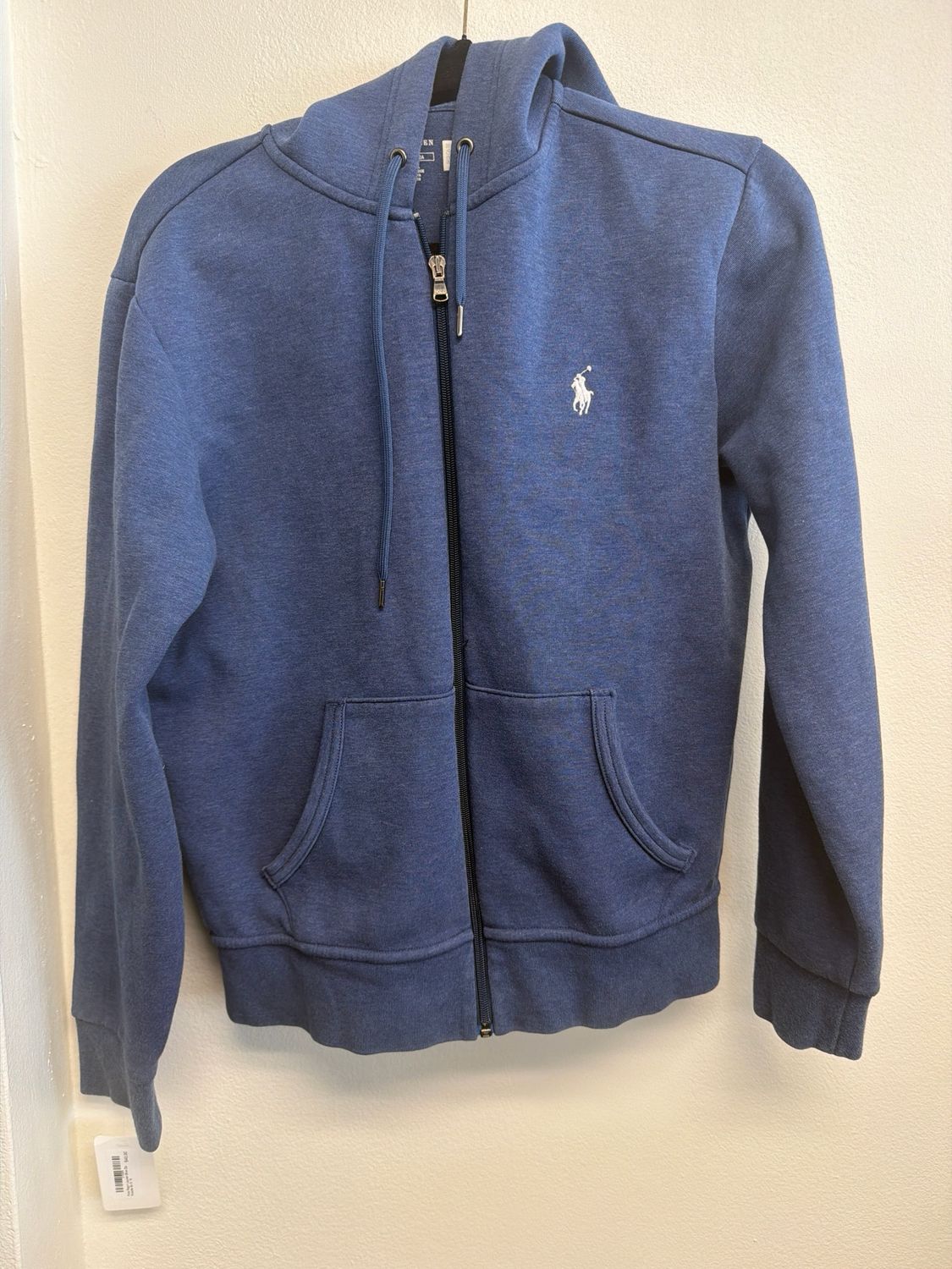 Polo Ralph Lauren Blue Zip Hoodie Sz S