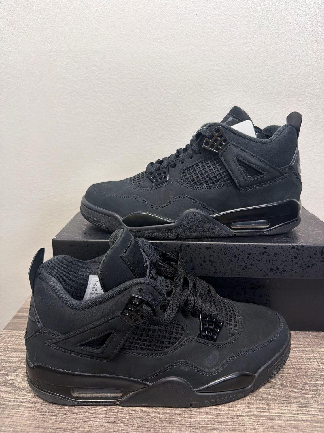 Jordan 4 Retro Black Cats w/ Box Sz 8