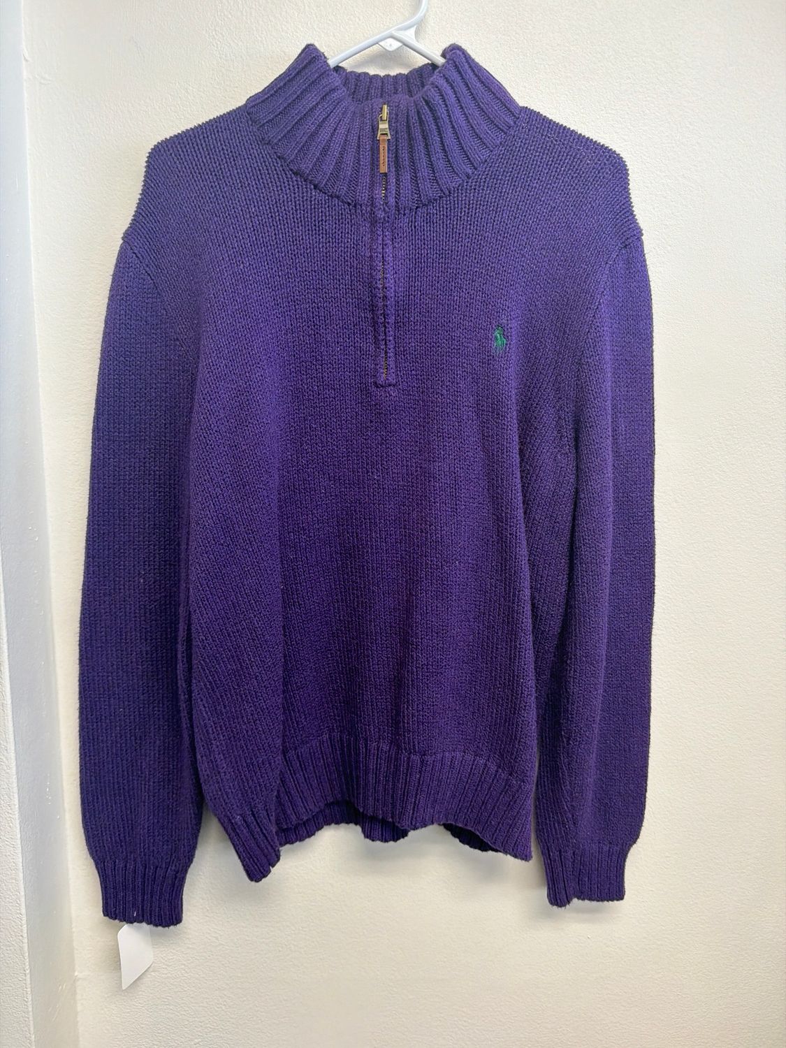Polo RL Purple VTG Sweater Sz L