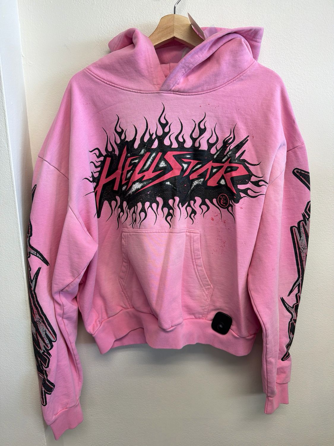 Hellstar Pink Hoodie Sz S