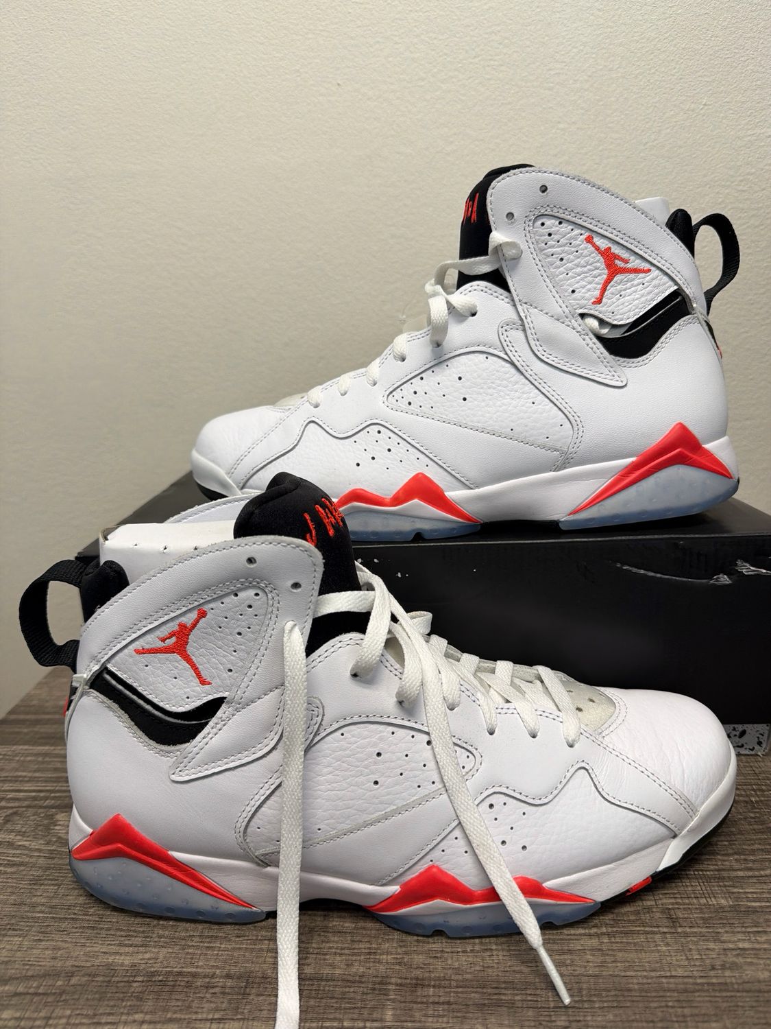 Jordan 7 White Infrared w/ Box Sz 11