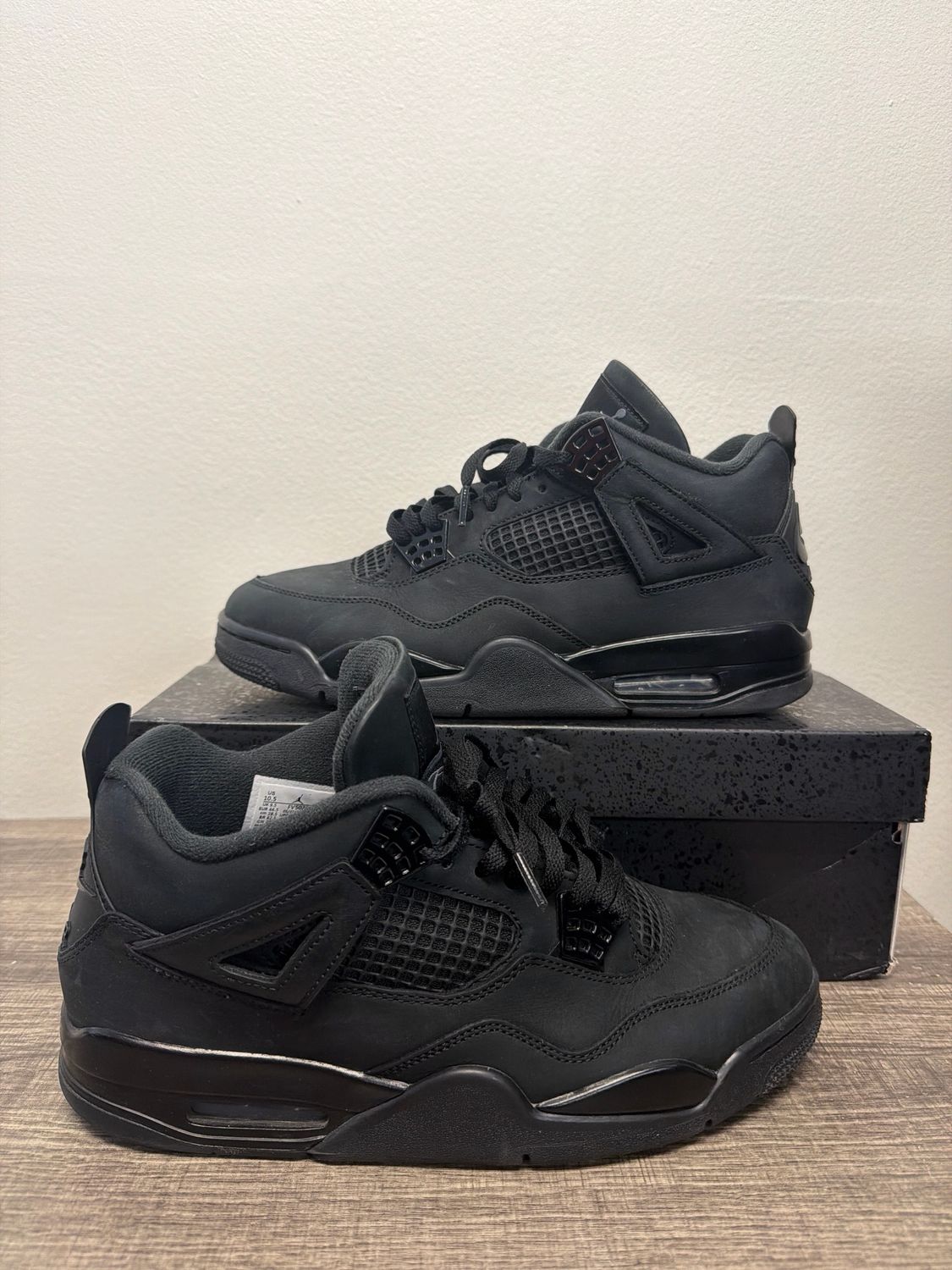 Jordan 4 Retro Black Cat w/ Box Sz 10.5