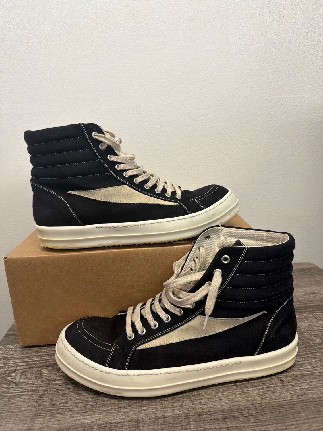 Rick Owens Veins Hi No Box Sz 12
