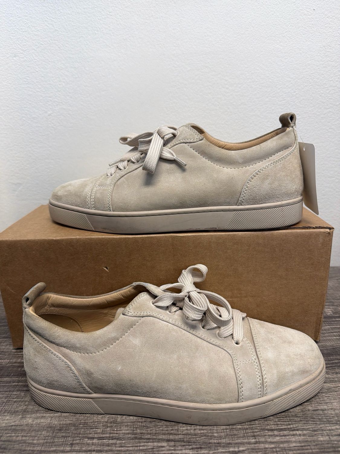 Louboutin Low Top Tan No Box Sz 9.5