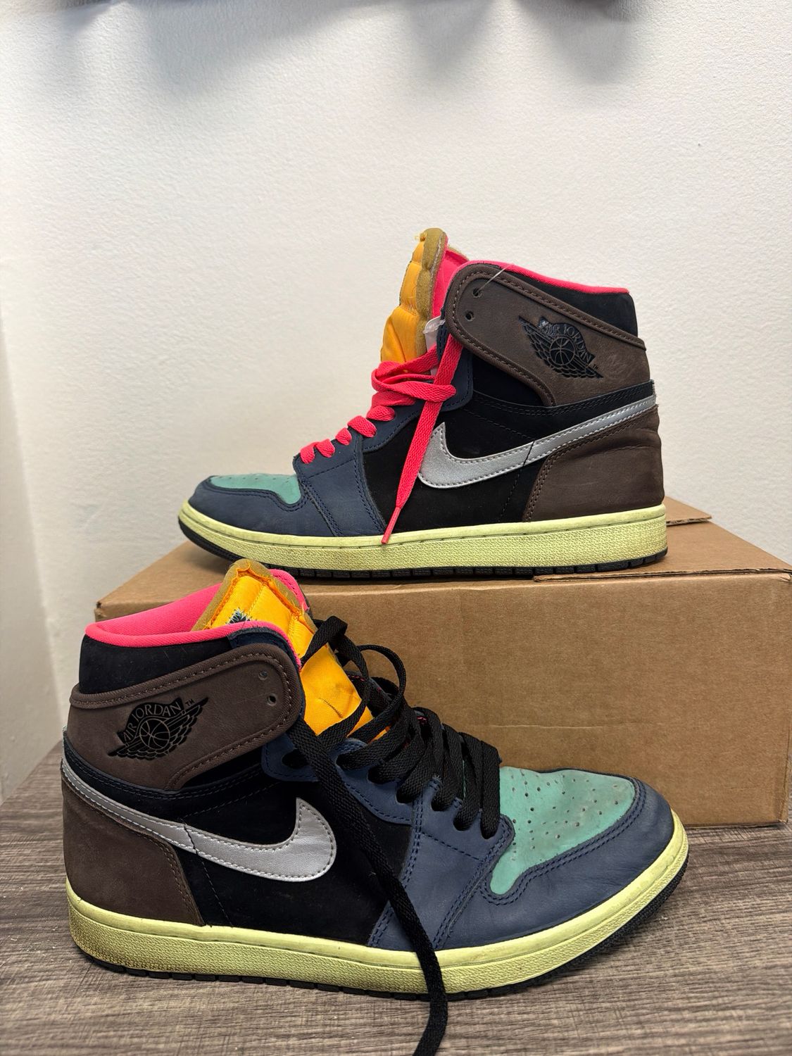 Jordan 1 Retro Hi Bio Hack No Box Sz 9.5