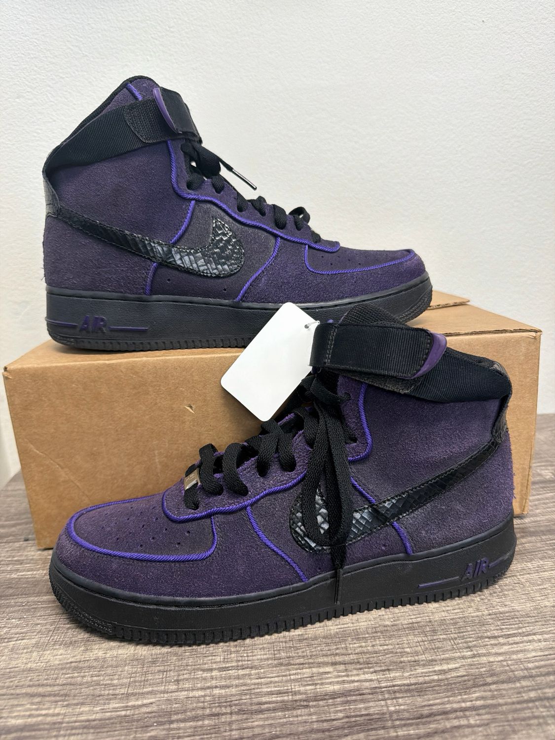 Nike Air Force 1 Court Purple No Box Sz 9