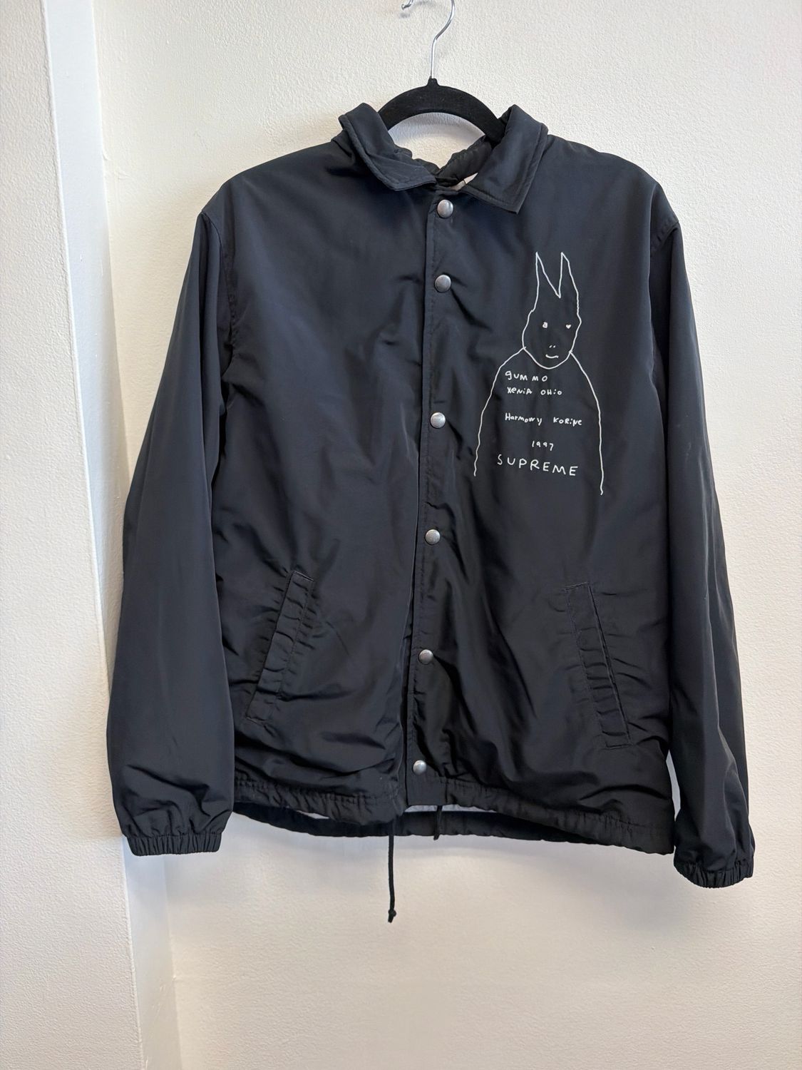 Supreme Gummo Coaches Jacket Black Sz M