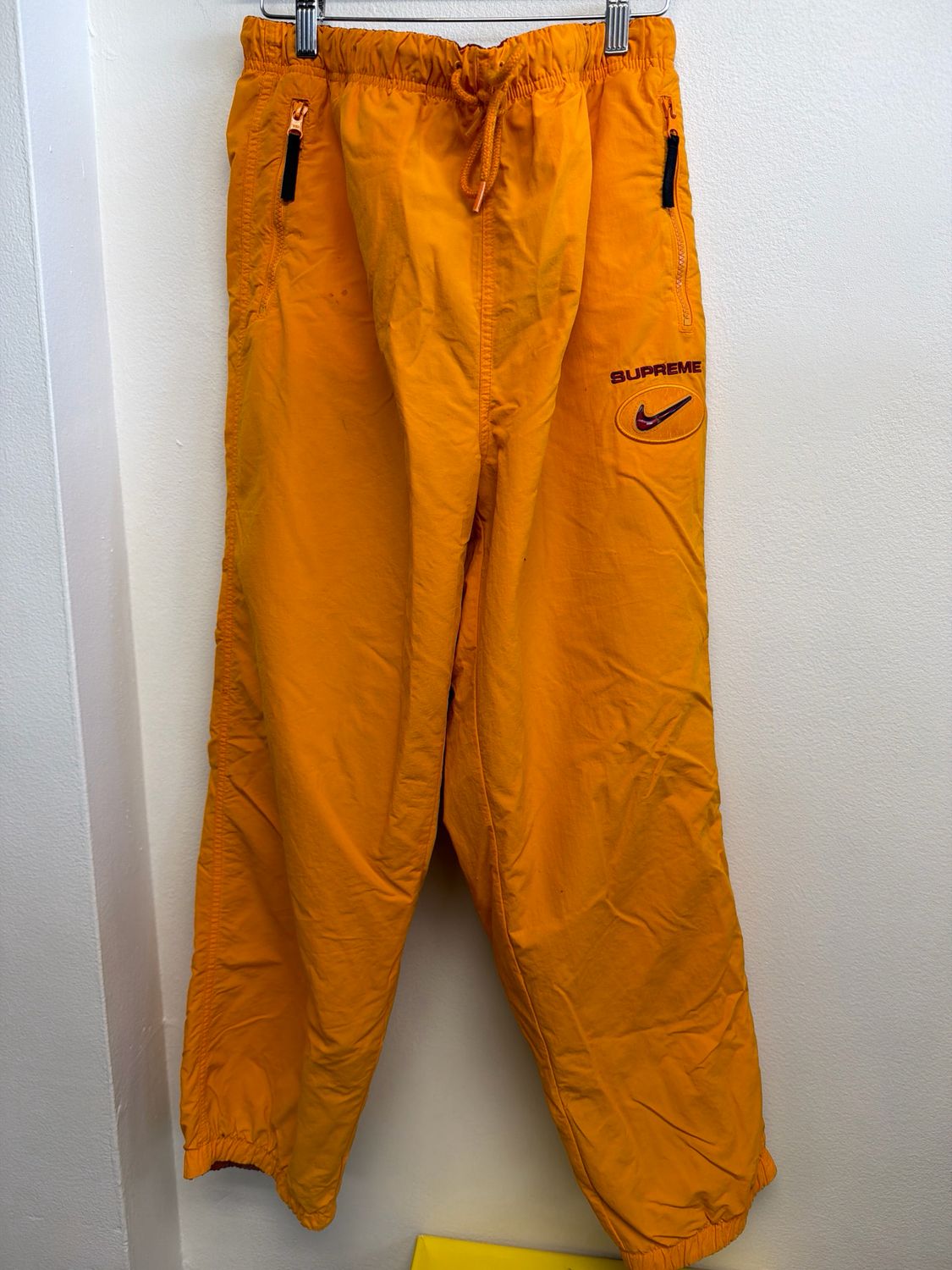 Nike Supreme Yellow/Red Reversible Pants Sz L