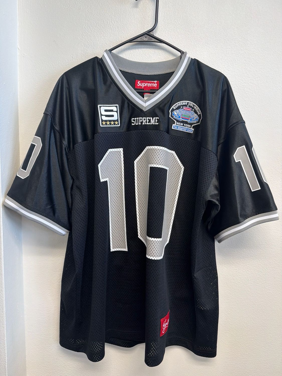 Supreme Jersey Black New Sz M