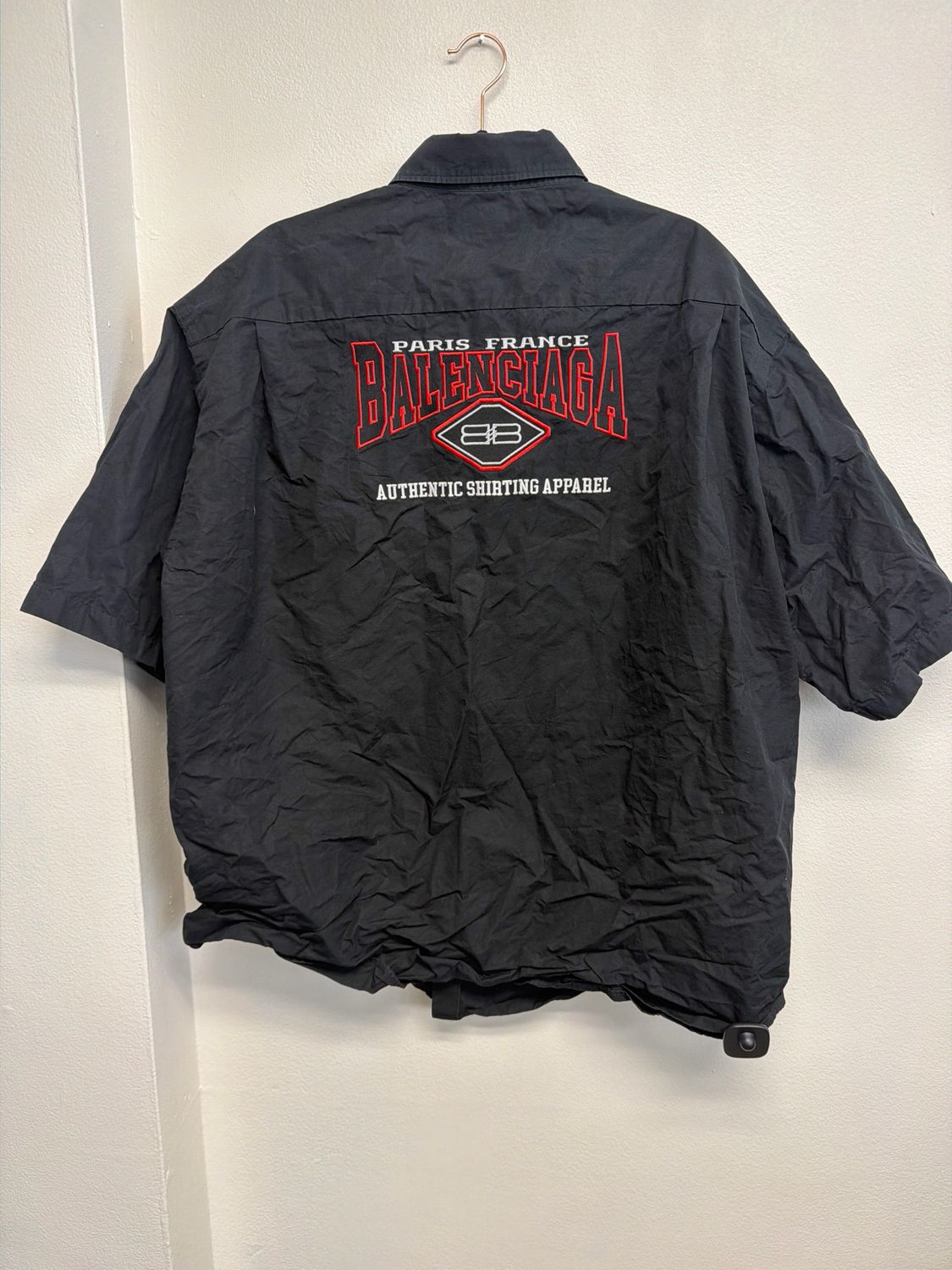 Balenciaga Black Button-Up Sz 40