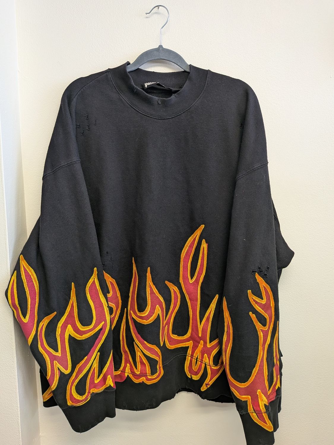 Palm Angels Fire Crewneck Sz 2XL