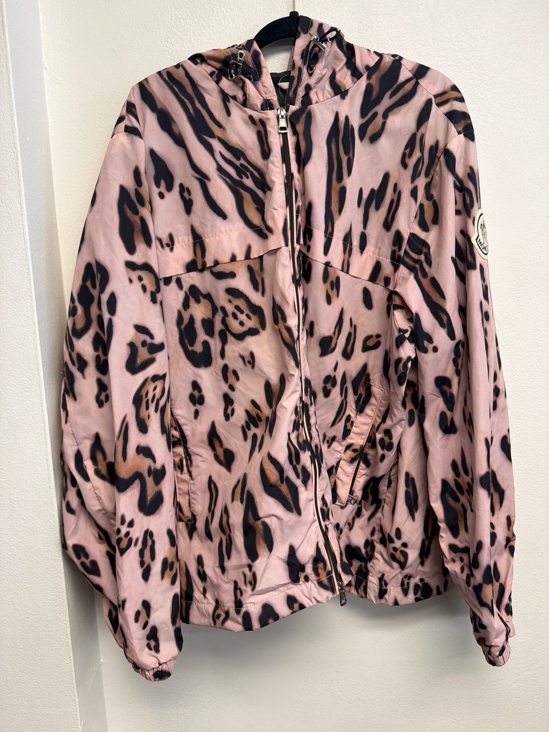 Moncler Animal Print Windbreaker Sz 7