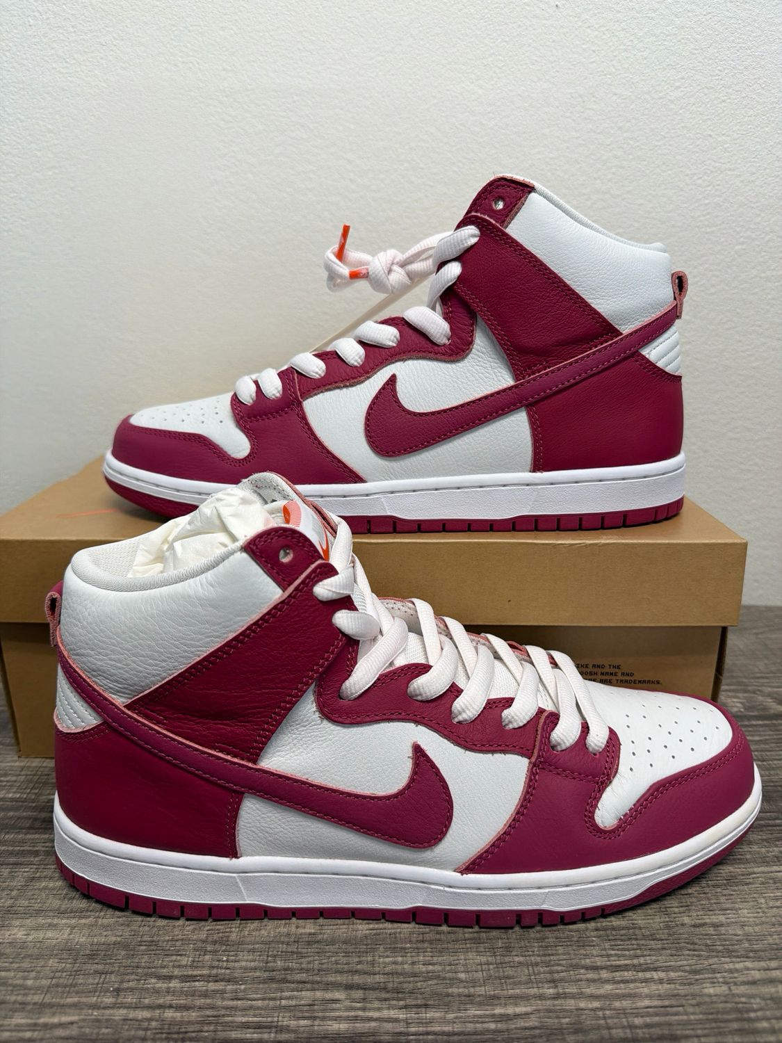 Nike SB Dunk High Orange Label Sweet Beet New w/ Box Sz 10.5