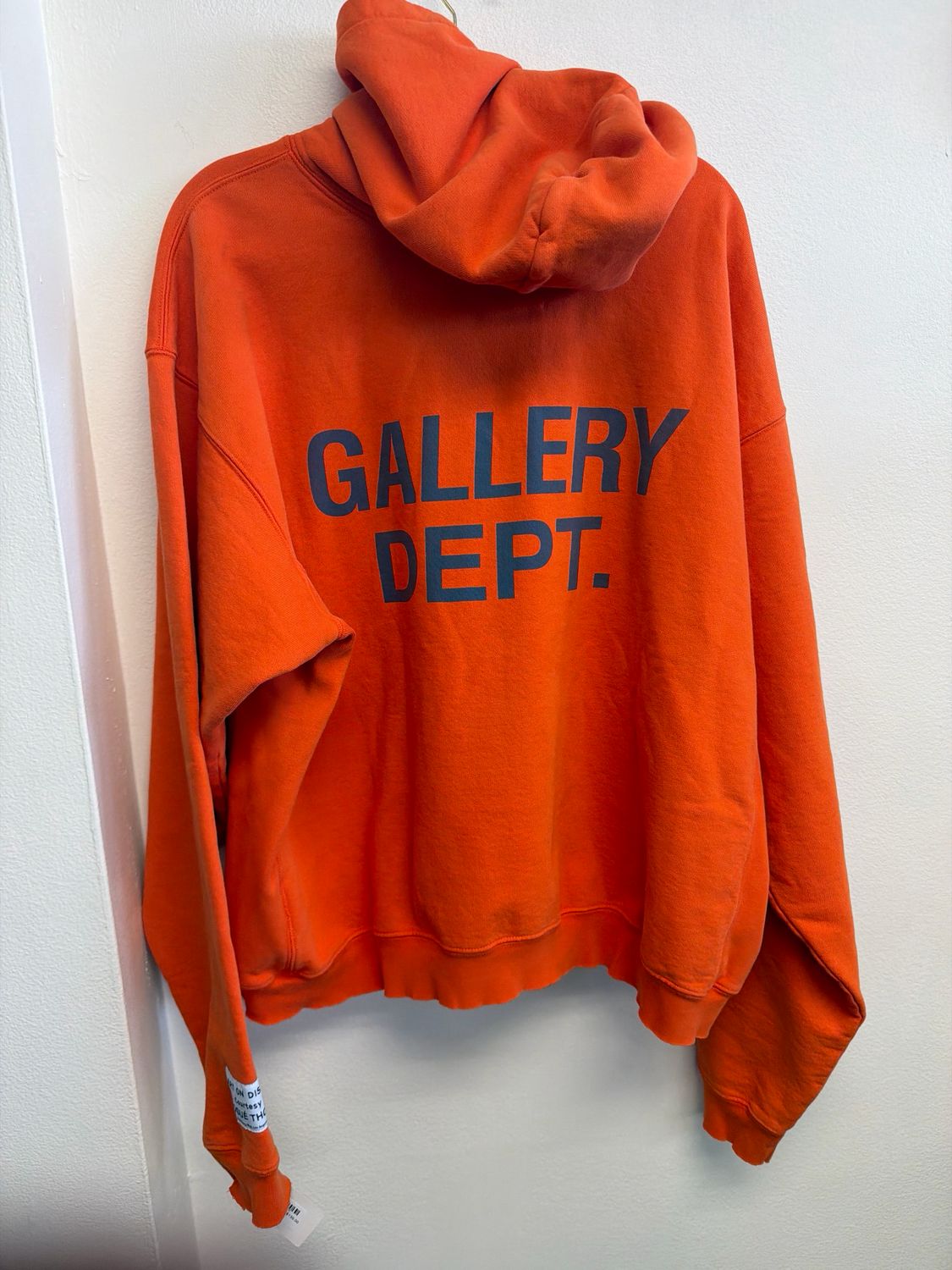 Gallery Dept Orange Hoodie Sz M