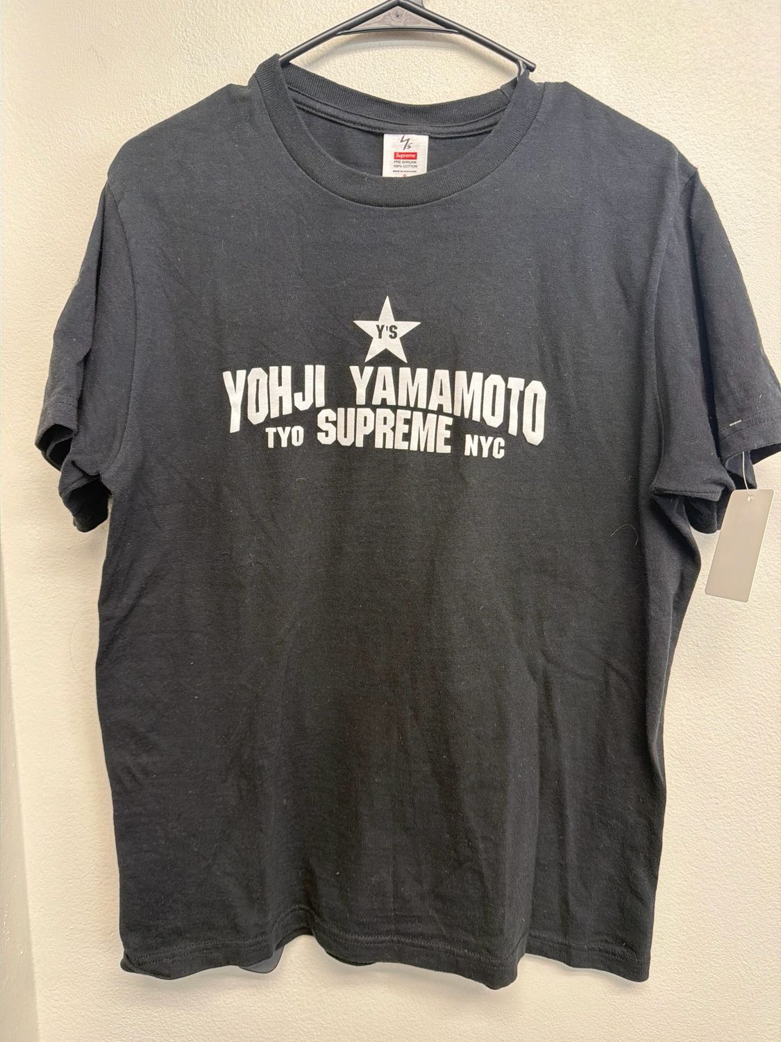 Supreme YY Black Tee Sz S