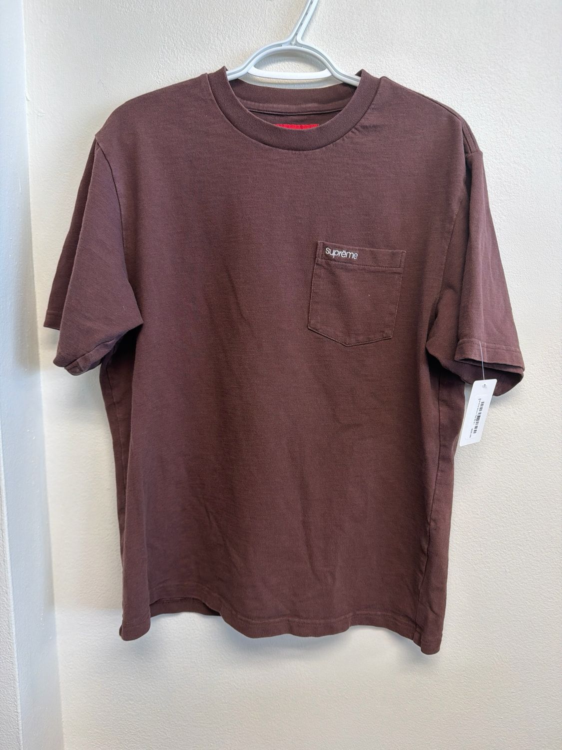 Supreme Brown Tee Sz S