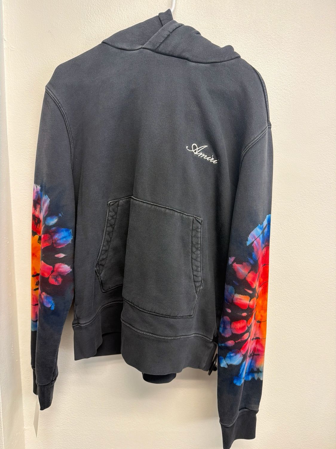 Amiri Black/Tie-Dye Hoodie Sz M